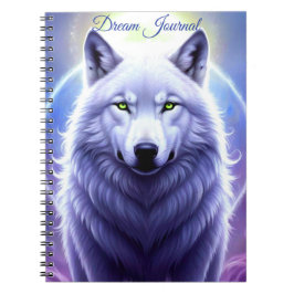 Majestic Wolf Dream Journal Notizblock