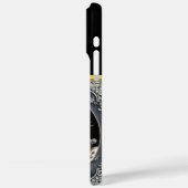 Majestic Wolf heult nachts unter Vollmond Case-Mate iPhone Hülle (Rückseite / Links)