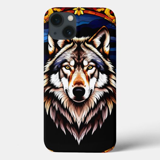 Majestic Wolf im Farbenspiel Case-Mate iPhone Hülle (Rückseite)