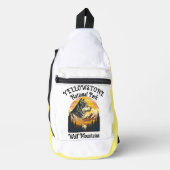 Majestic Wolf of Yellowstone Crossbody Bag (Vorderseite)