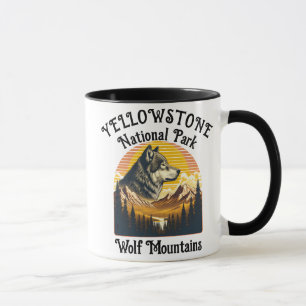 Majestic Wolf of Yellowstone Tasse