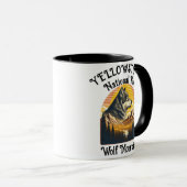 Majestic Wolf of Yellowstone Tasse (VorderseiteRechts)