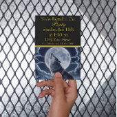 Majestic Wolf Over Snowy Peak Einladung