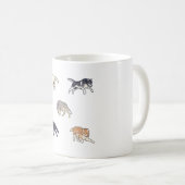 Majestic Wolf Pack Kaffeetasse (VorderseiteRechts)