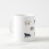 Majestic Wolf Pack Kaffeetasse (Vorderseite Links)