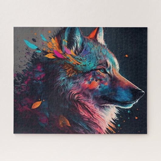 Majestic Wolf Puzzle (Horizontal)