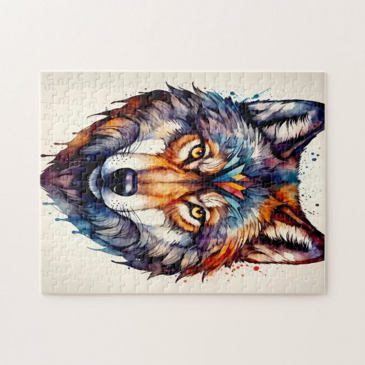 Majestic Wolf Puzzle (Horizontal)