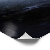 Majestic Wolf – Silent Presence in the Fog Poster (Ecke)