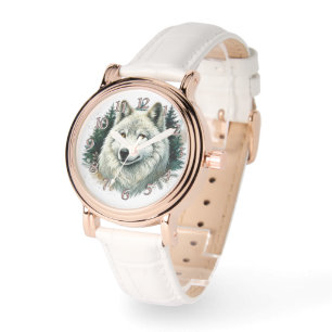 Majestic Wolf Timepiece Armbanduhr