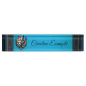 Majestic Wolfskopf Namensplakette (Vorderseite)