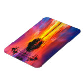 Majestic Wolken & Reflektion Magnet (Linke Seite)