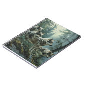 Majestic Wolves SpiralNotebook Notizblock (Linke Seite)