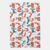 Majestic woodland animals pattern geschirrtuch (Vertikal)