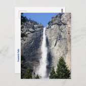 Majestic Yosemite Falls Postcard Postkarte (Vorne/Hinten)