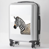 Majestic Zebra Portrait Aufkleber (Koffer)