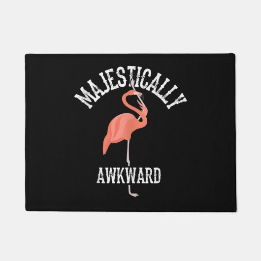 Majestisch Awkward Wading Bird Lover Art Fußmatte (Vorderseite)
