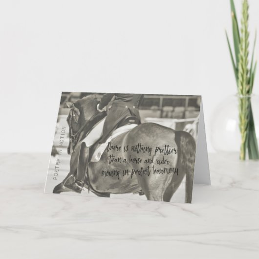 MAJESTISCHE Grußkarte Dankeskarte (Vorderseite)