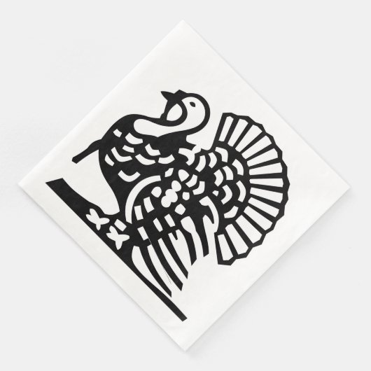 MAJESTISCHER ERNTEDANK TÜRKEI SERVIETTE (Ecke)