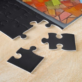 Majestisches Herbstbaum-Mosaik-Design Puzzle (Seite)