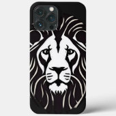 Majesty Lion Face - Case-Mate iPhone Hülle (Rückseite)