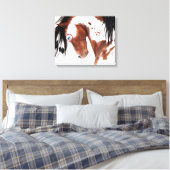 Majetic Paint Horse Art von BiHrLe Leinwanddruck (Insitu (Schlafzimmer))