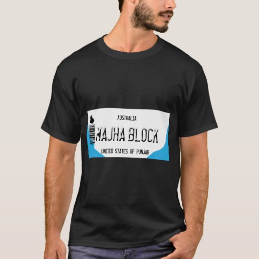 MAJHA BLOCK T-Shirt (Vorderseite)