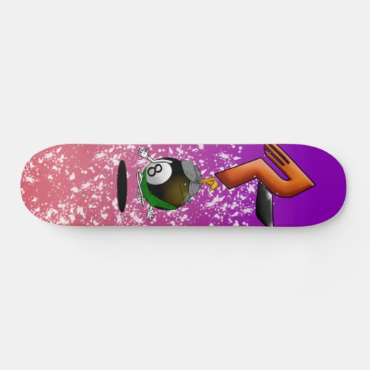 majik 8ball skateboard (Horizontal)