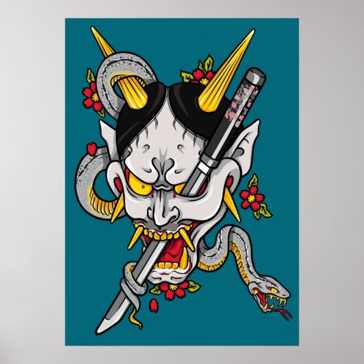 Majima Goro Hannya Poster (Vorne)