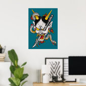 Majima Goro Hannya Poster (Heimbüro)