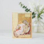 Majnun in der Wüste Postkarte (Stehend Vorderseite)