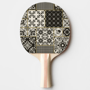 Majolica Fliesen islamische Motive. Tischtennis Schläger