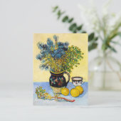 Majolica Jug Wildblumen Vincent Van Gogh Postkarte (Stehend Vorderseite)
