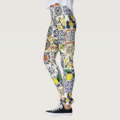 Majolica Muster Print Leggings (Links)