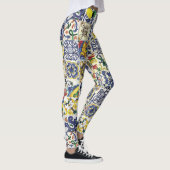 Majolica Muster Print Leggings (Rechts)