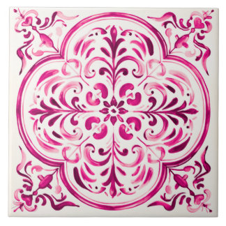 Majolica Rose Fliese