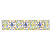 Majolica, Spanish tile, mediterranean Kurzer Tischläufer (Horizontal)