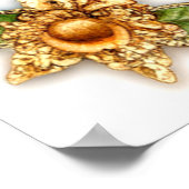 Majolica World Map Poster (Ecke)