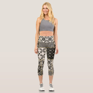 Majolika-Fliese islamische Motive. Capri Leggings