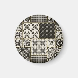 Majolika-Fliese islamische Motive. Magnet