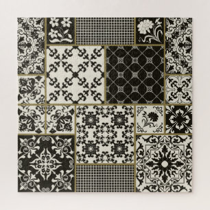 Majolika-Fliese islamische Motive. Puzzle