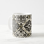Majolika-islamische Fliesen-Patchwork Kaffeetasse (Vorderseite Links)