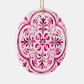Majolika-Rose Keramik Ornament (Rechts)
