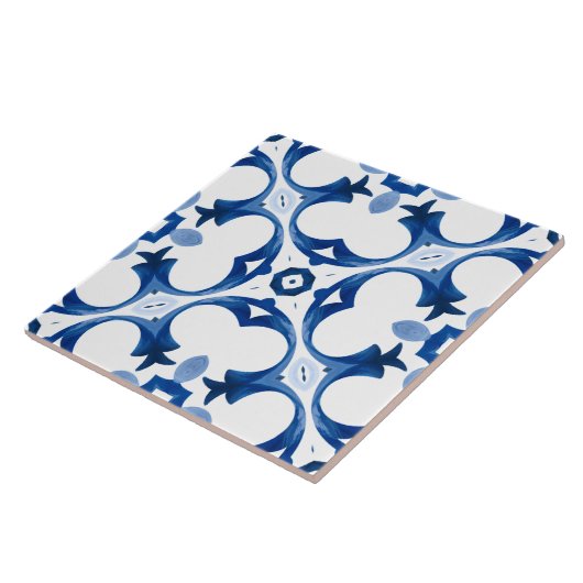 Majolika, sizilianische Fliesen, Keramik Tile Fliese (Seite)