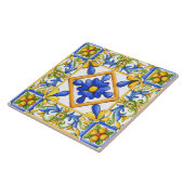 Majolika, Spanische Kachel, mediterran  Fliese (Seite)