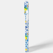 Majolika, Zitrone, sizilianische Fliesen, Case-Mate iPhone Hülle (Rückseite / Links)