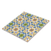 Majolika, Zitrone, sizilianische Fliesen, Keramik  Fliese (Seite)