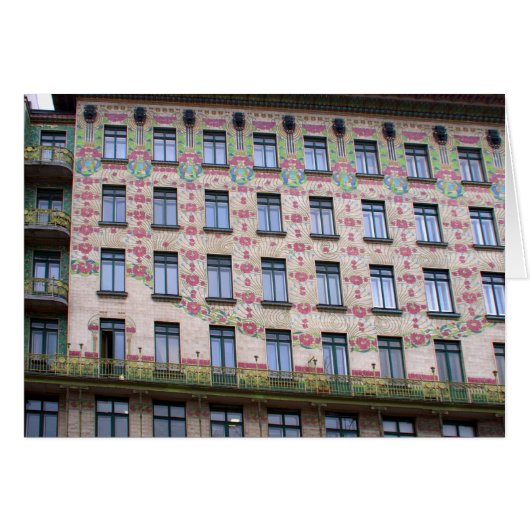Majolikahaus Wien Österreich (Vorderseite (Horizontal))