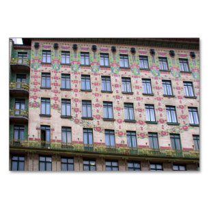 Majolikahaus Wien Österreich Tischnummer