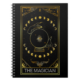 Major Arcana Magician Tarot Card  Notizblock