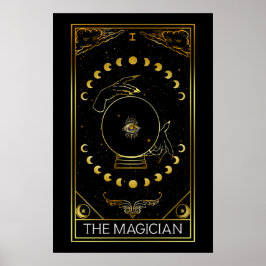 Major Arcana Magician Tarot Card Poster